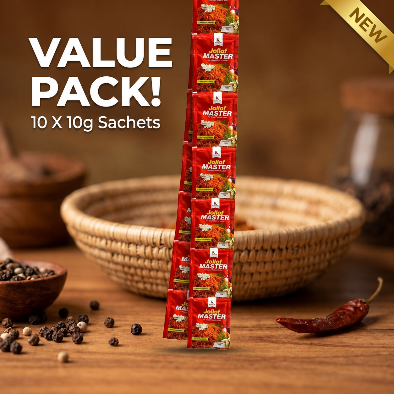 Jollof Master 10G Sachets x 10 (100G pack)