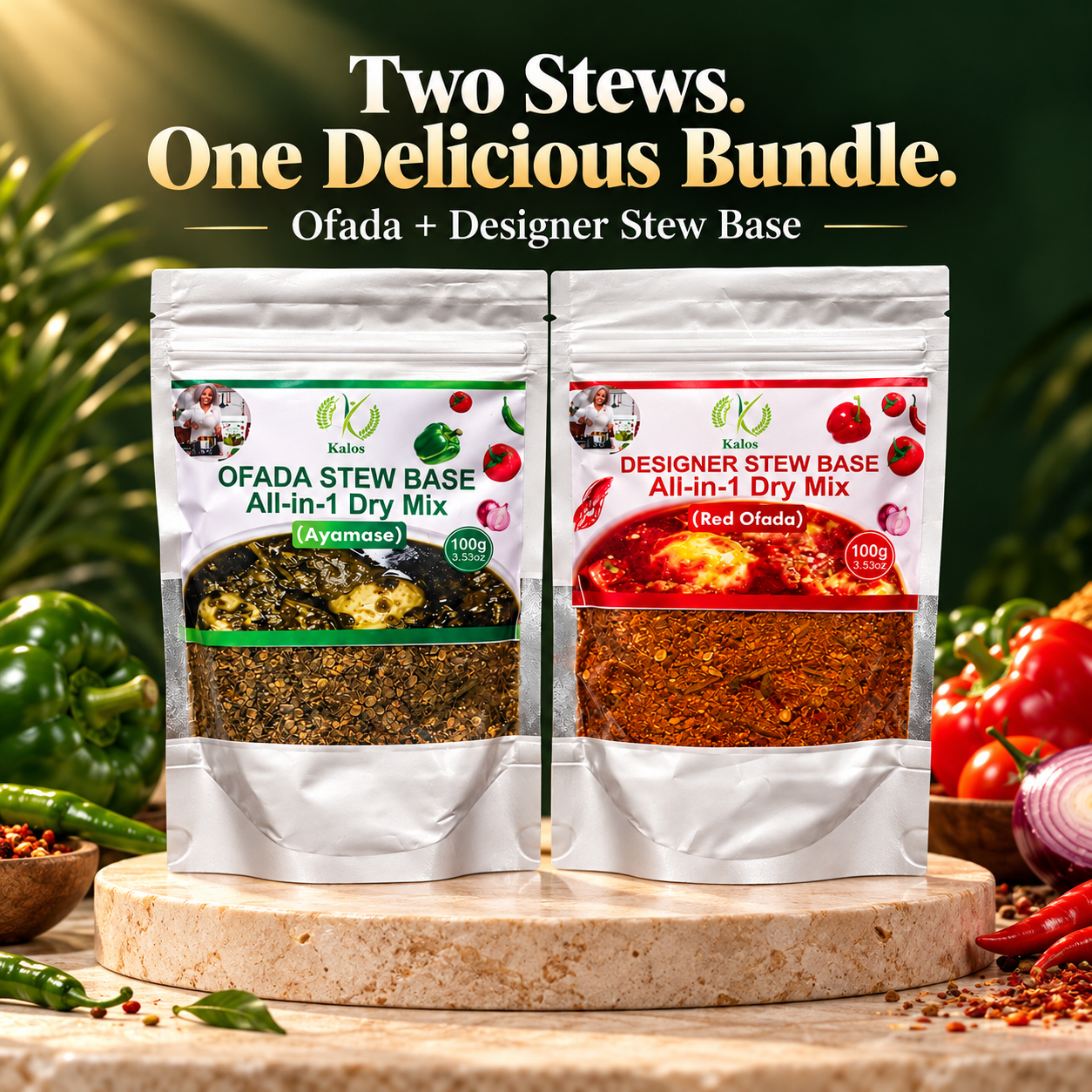Ofada Stew Base+Designer Stew Base Bundle