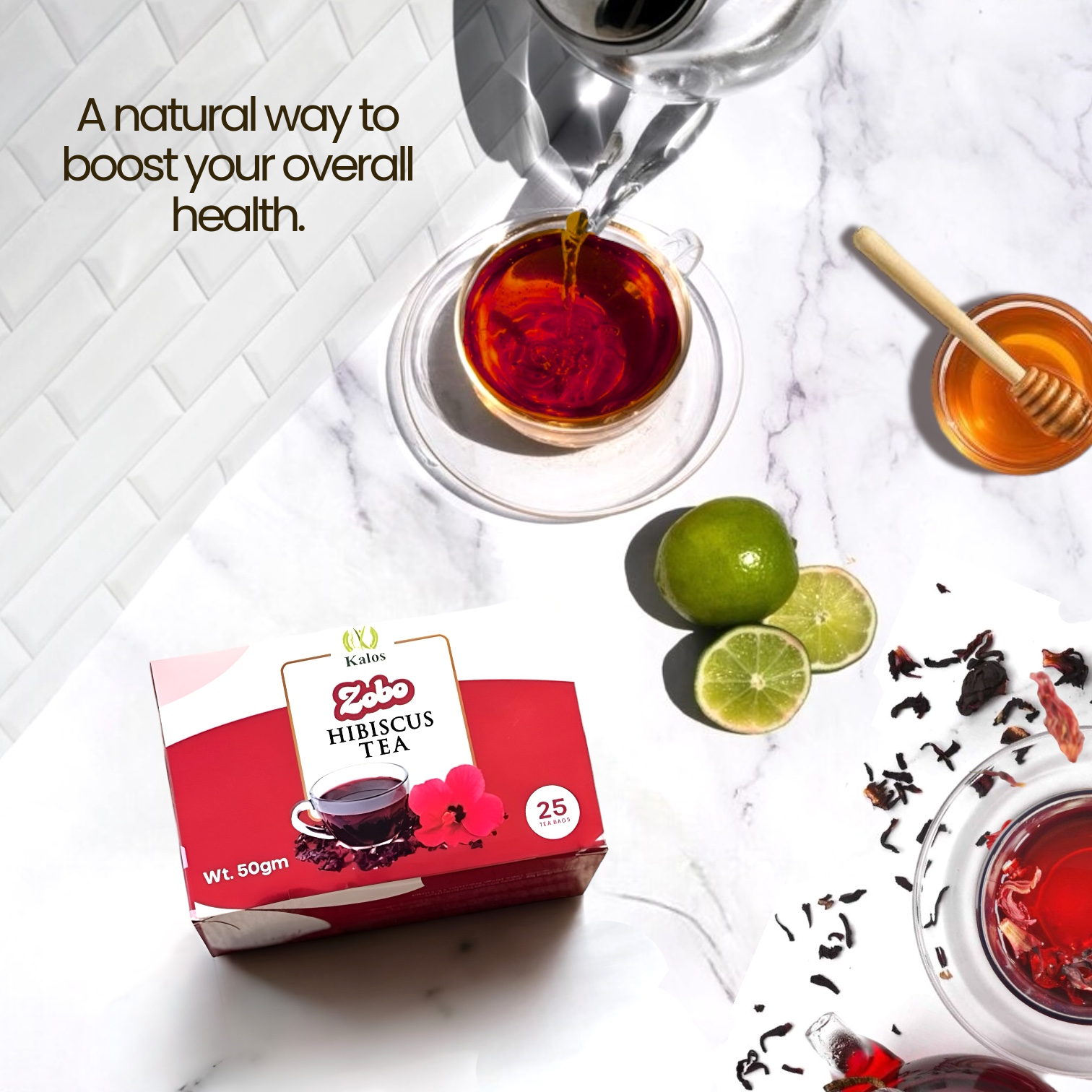 Zobo Hibiscus Tea with Ginger & Clove