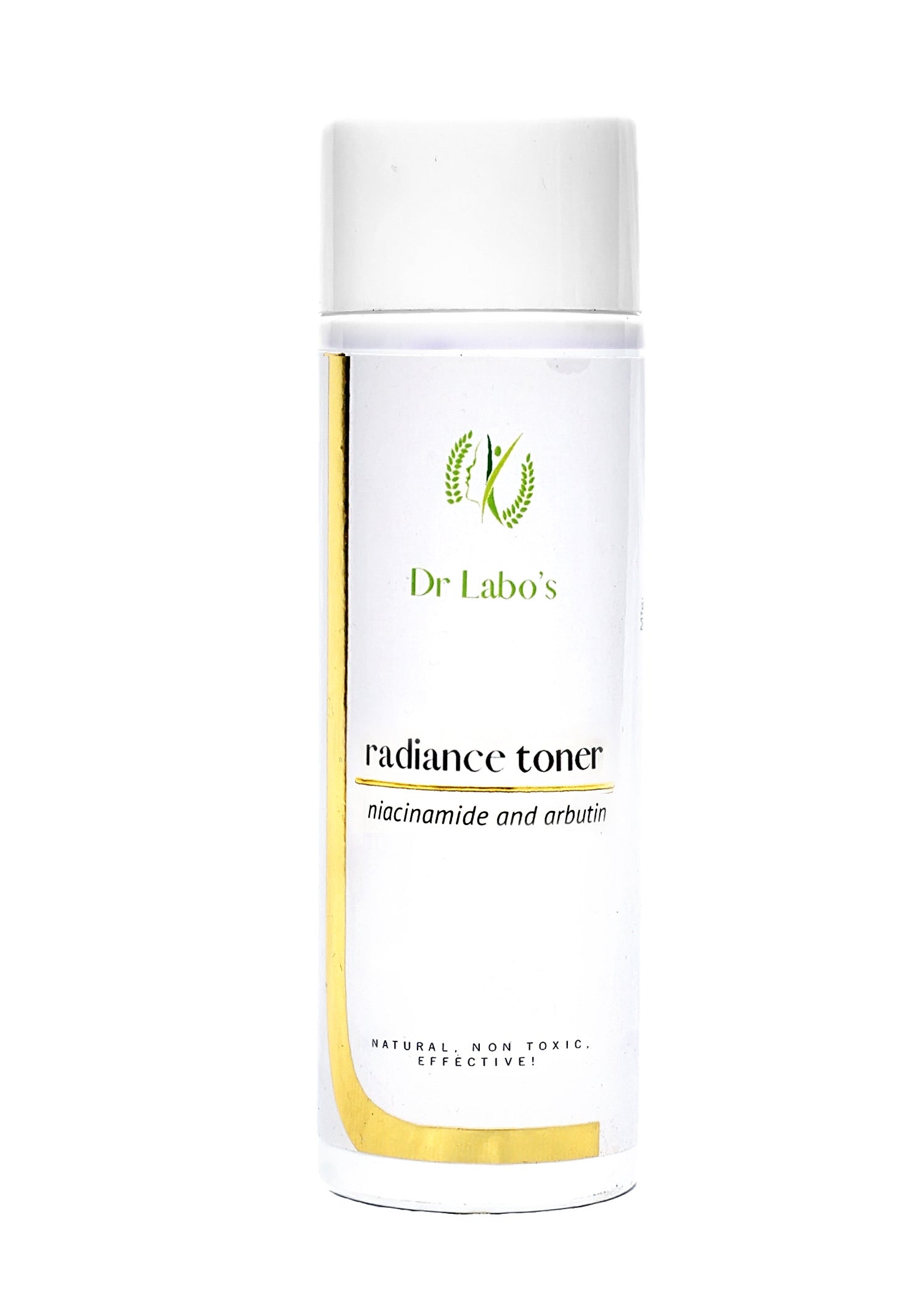 White bottle of Radiance Toner