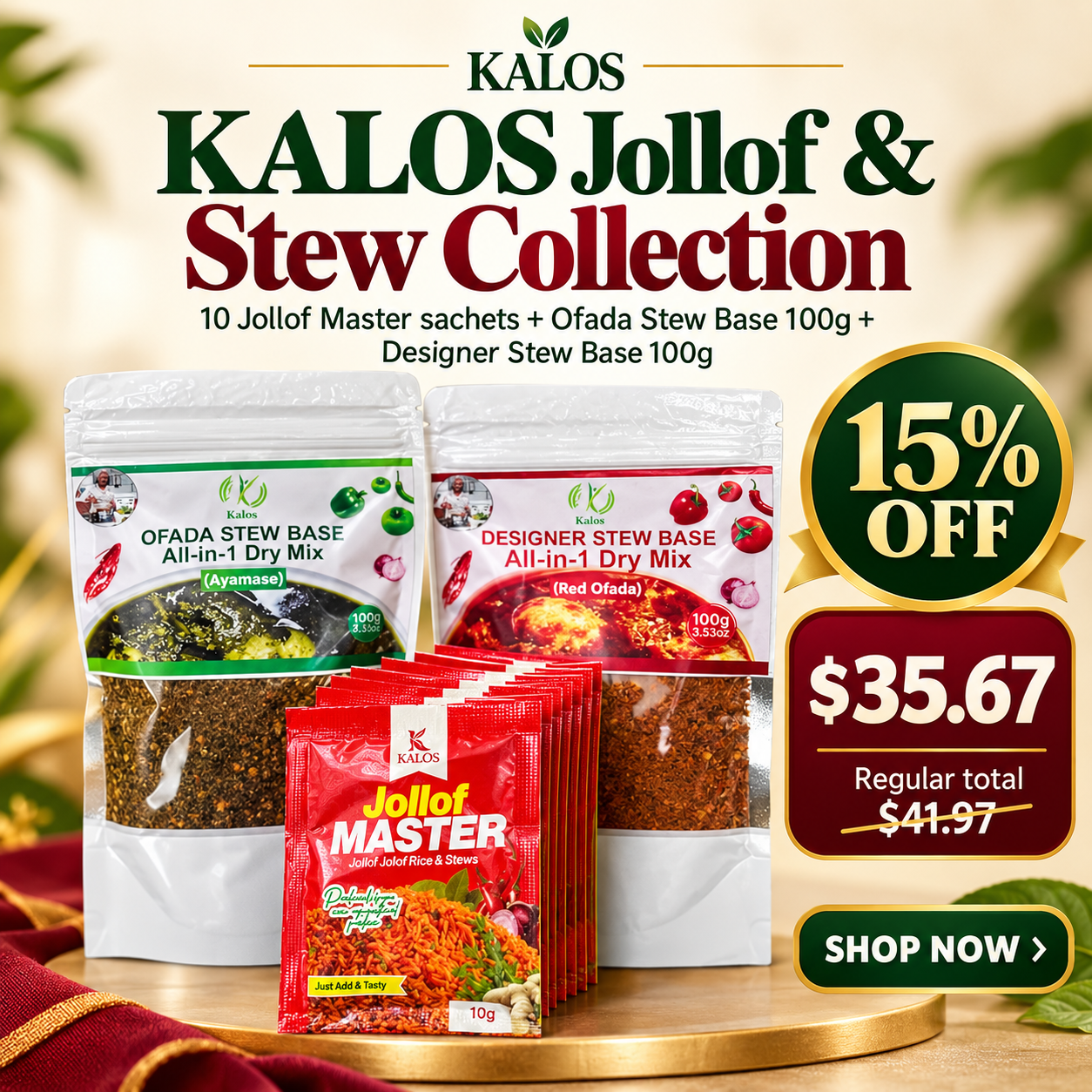 Kalos Jollof & Stew Collection