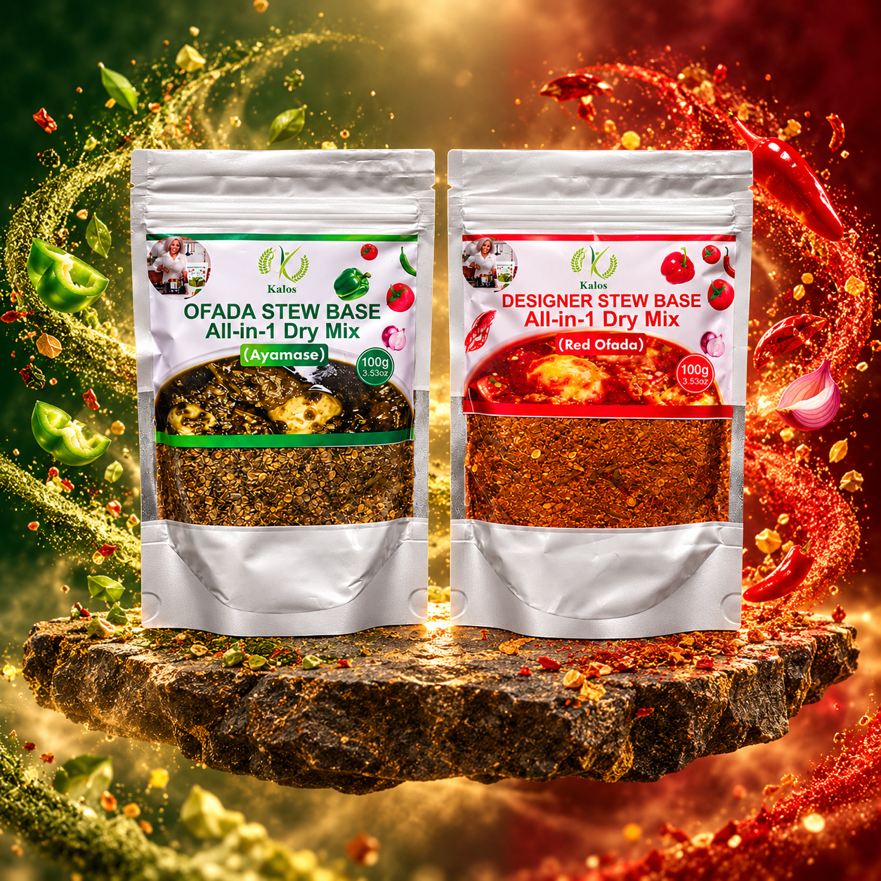 Ofada Stew Base+Designer Stew Base Bundle