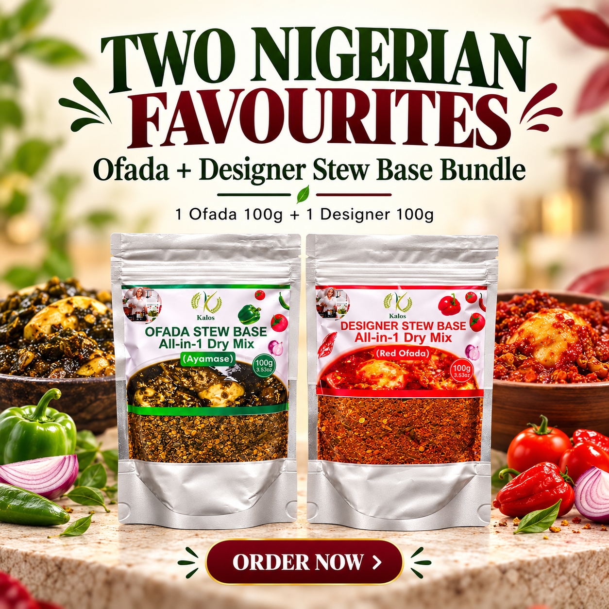 Ofada Stew Base+Designer Stew Base Bundle