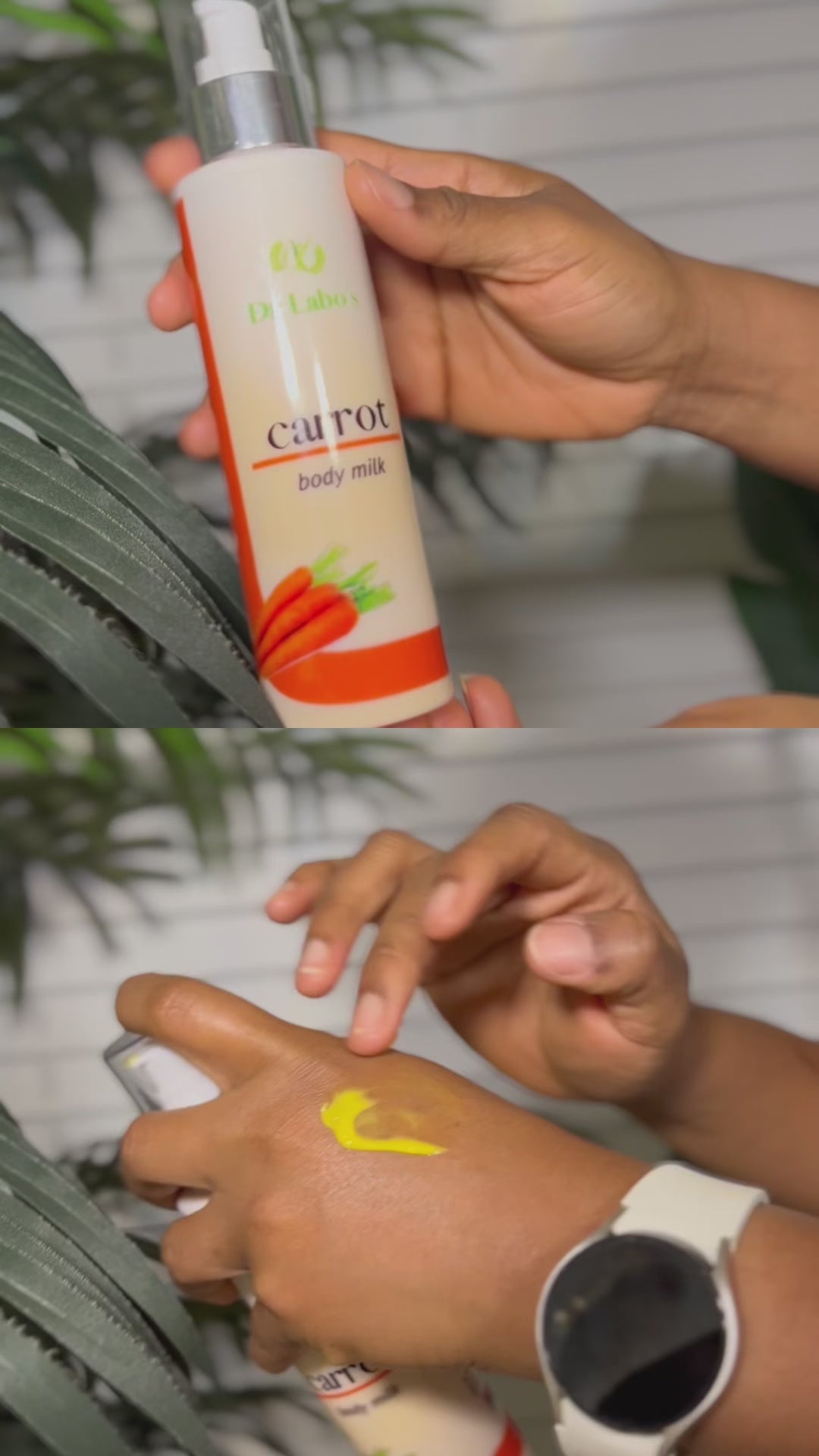 Carrot Body Milk