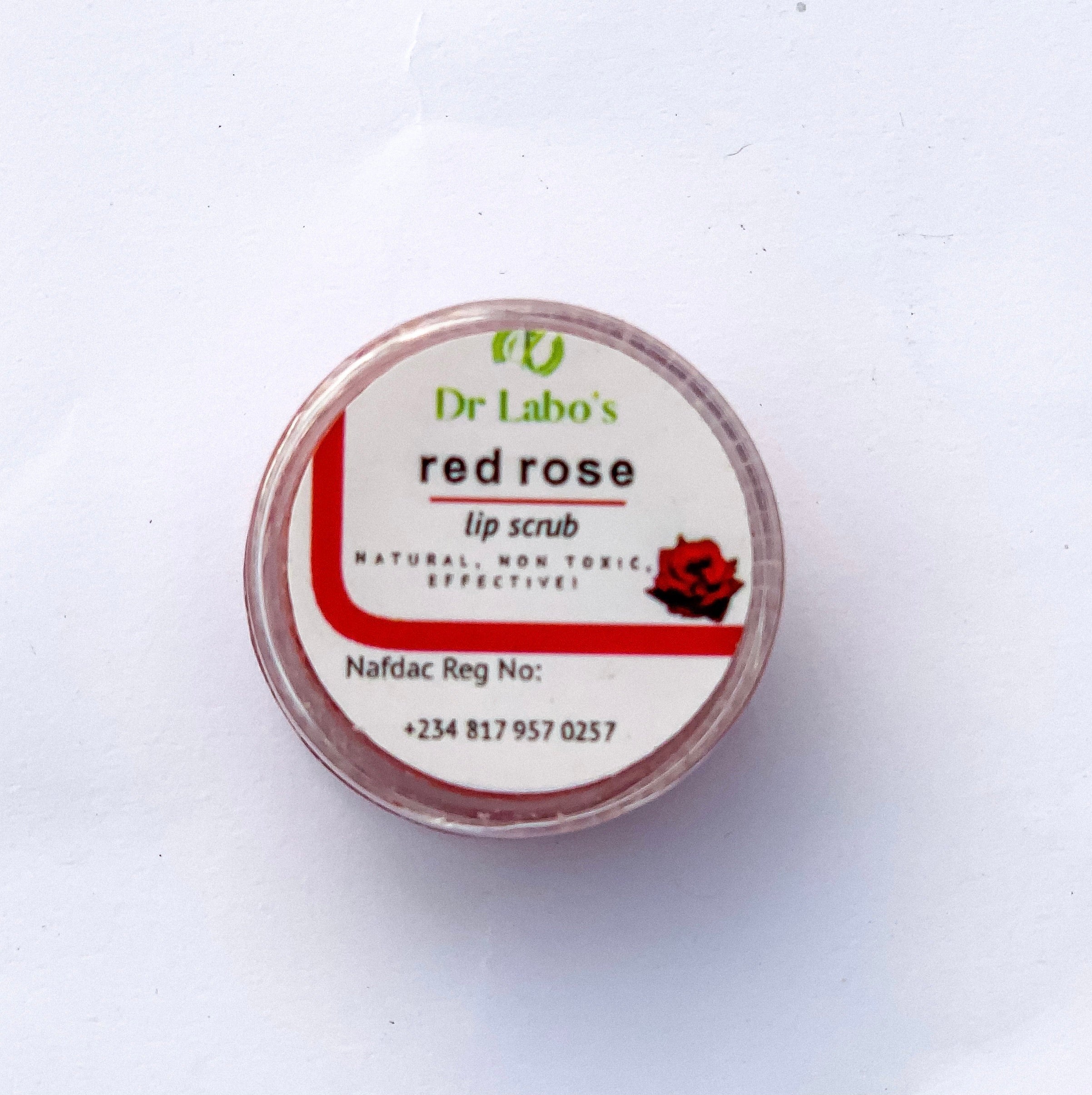 Red Rose Lip Scrub
